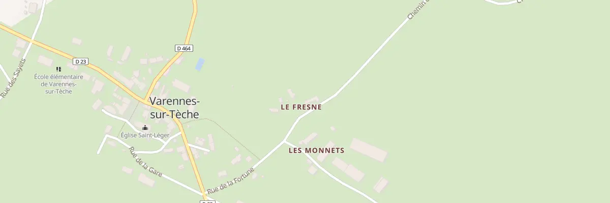 Plan du 5079 Le Fresne à Varennes-sur-Tèche