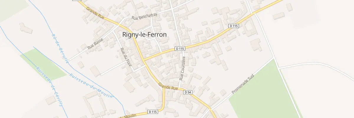 Plan du 12 Rue de la Croix à Rigny-le-Ferron