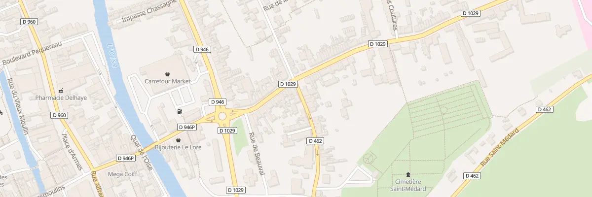 Plan du 24 Rue Saint Médard à Guise