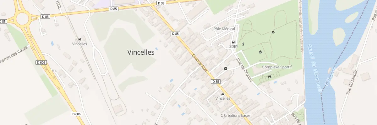 Plan du 165 Gr Grande Rue à Vincelles
