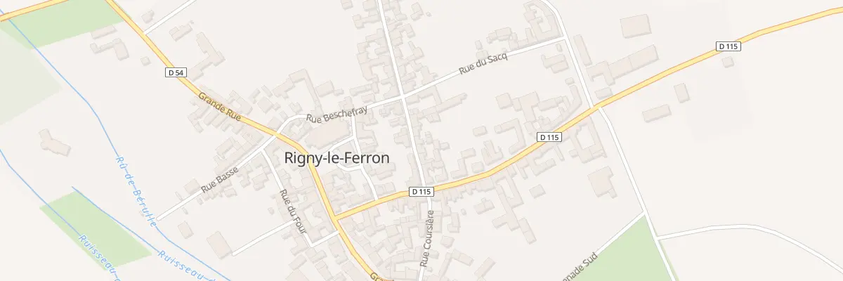 Plan du 6 Rue Neuve à Rigny-le-Ferron