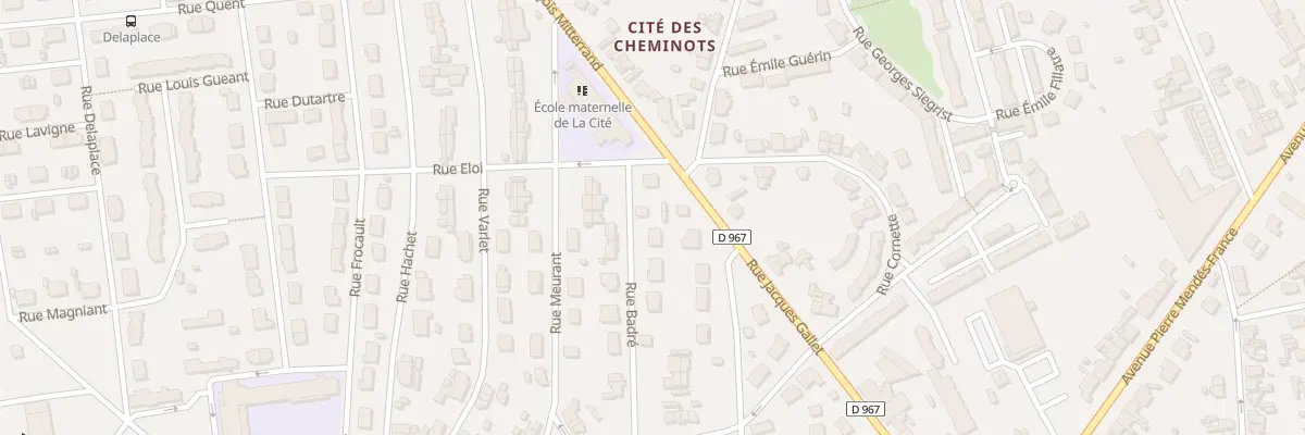 Plan du 16 Rue Badre à Laon