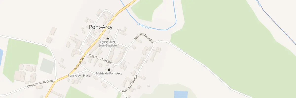 Plan du 7 Rue du Passage à Pont-Arcy