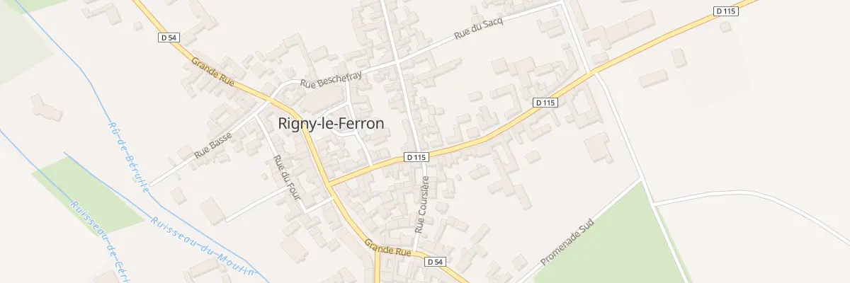 Plan du 11 Rue de la Croix à Rigny-le-Ferron