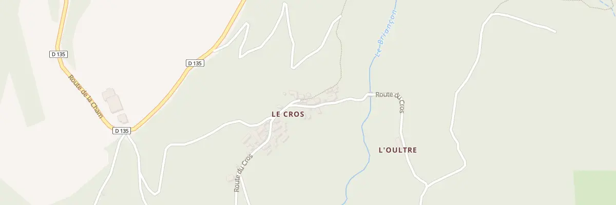 Plan du 1031 Rte du Cros aux Bondons