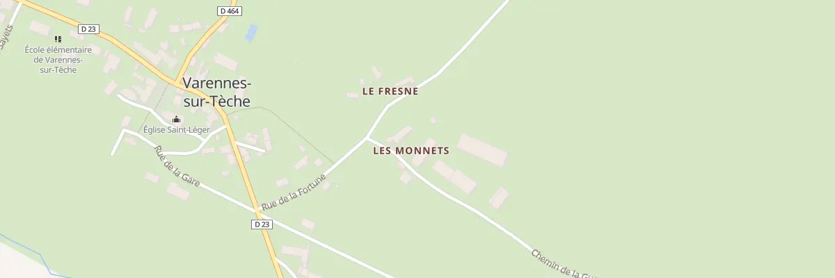 Plan du 2 Che de la Guerne à Varennes-sur-Tèche