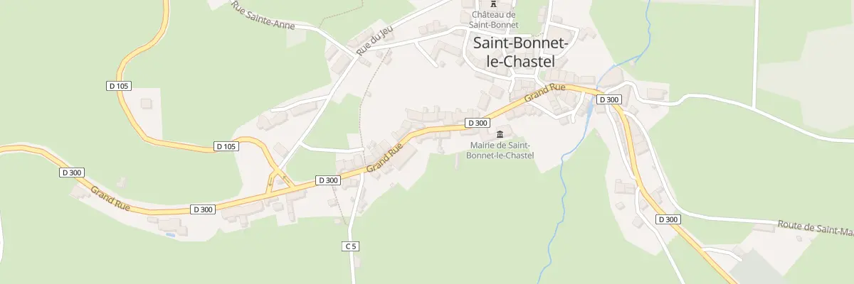 Plan du 47 Rue Grand Rue à Saint-Bonnet-le-Chastel
