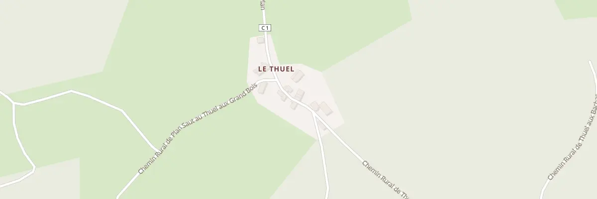 Plan du 5012 Le Thuel à Saint-Victor-Montvianeix