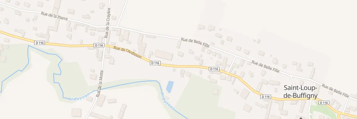 Plan du 38 Rue de l’Ardusson à Saint-Loup-de-Buffigny