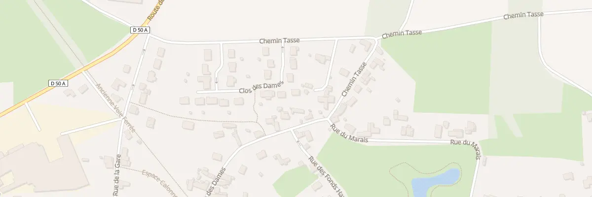 Plan du 11 Res Clos des Dames Chem Tasse à Jenlain