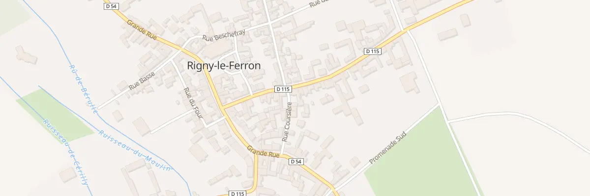 Plan du 16 Rue de la Croix à Rigny-le-Ferron