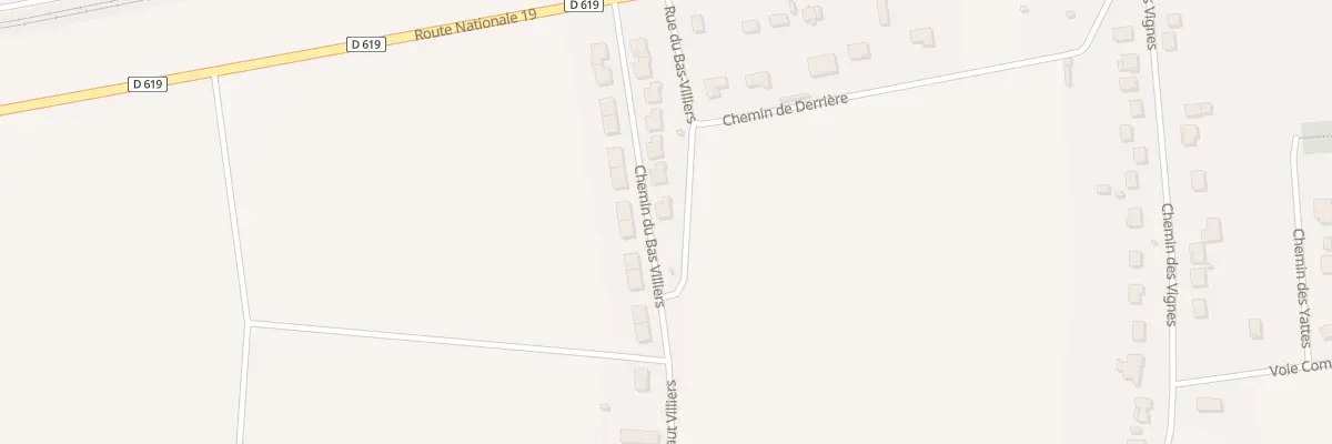 Plan du 13 Che du Bas Villiers à Crancey