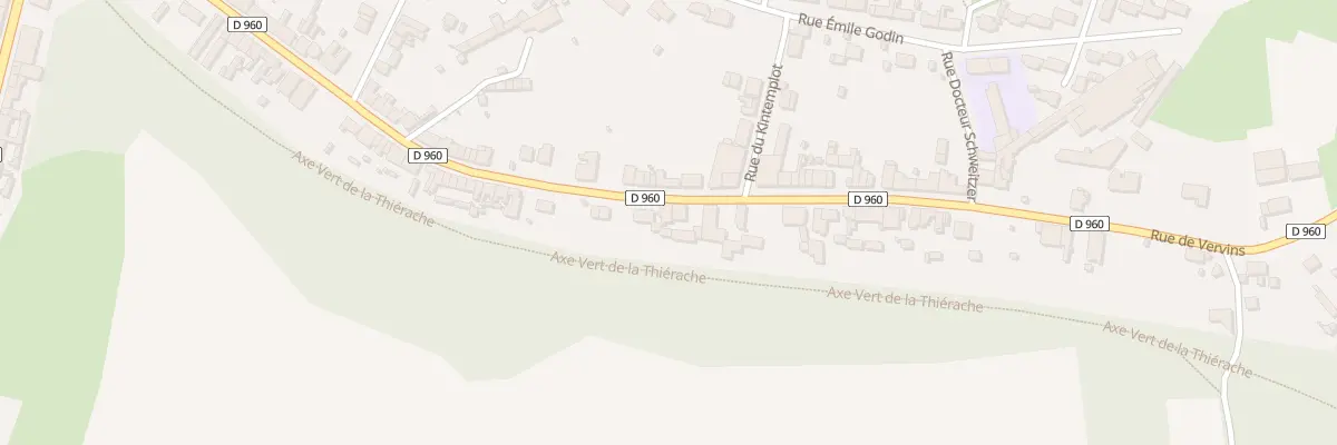 Plan du 480 Rue de Vervins à Guise