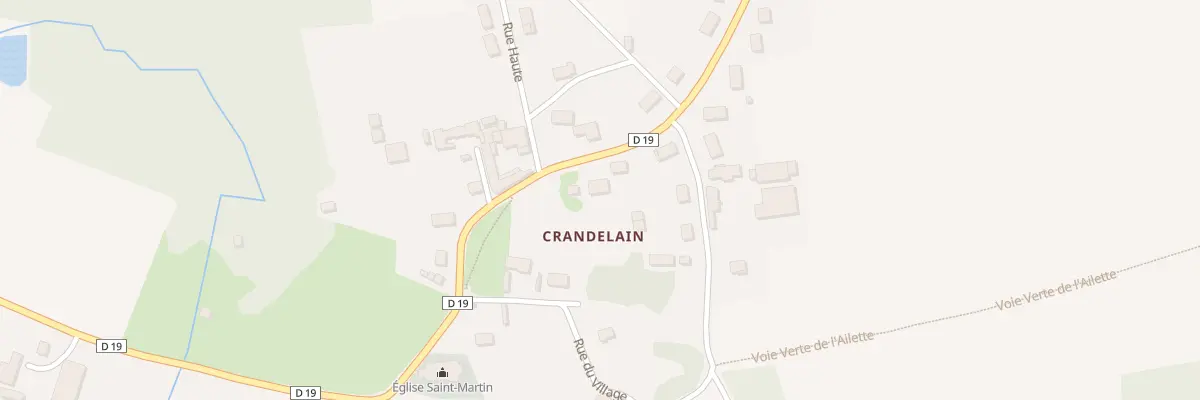 Plan du 191 Rue de l’Abbé Georges Hénin à Colligis-Crandelain