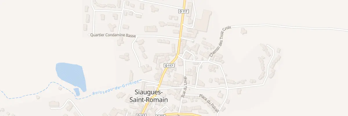 Plan du 5017 Siaugues Saint - Romain à Siaugues-Sainte-Marie