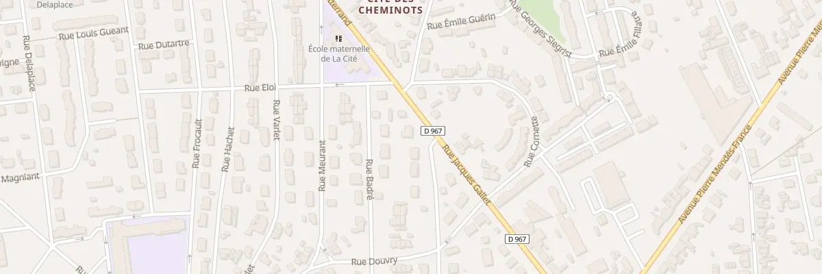Plan du 87 Rue de Crécy à Laon
