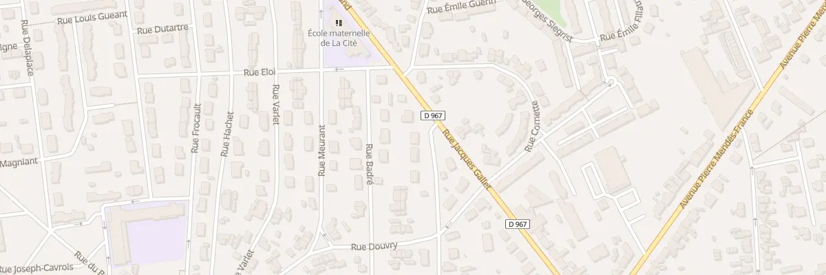 Plan du 85 Rue de Crécy à Laon