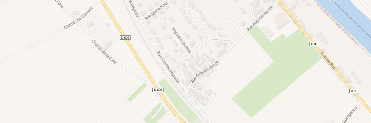 Plan du 50 Rue Auguste Renoir à Vincelles
