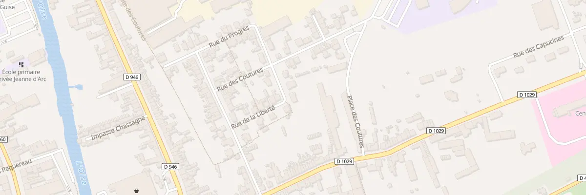 Plan du 94 Rue de la Liberté à Guise
