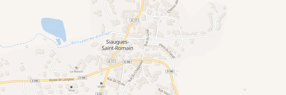 Plan du 3 Rue du Loup à Siaugues-Sainte-Marie