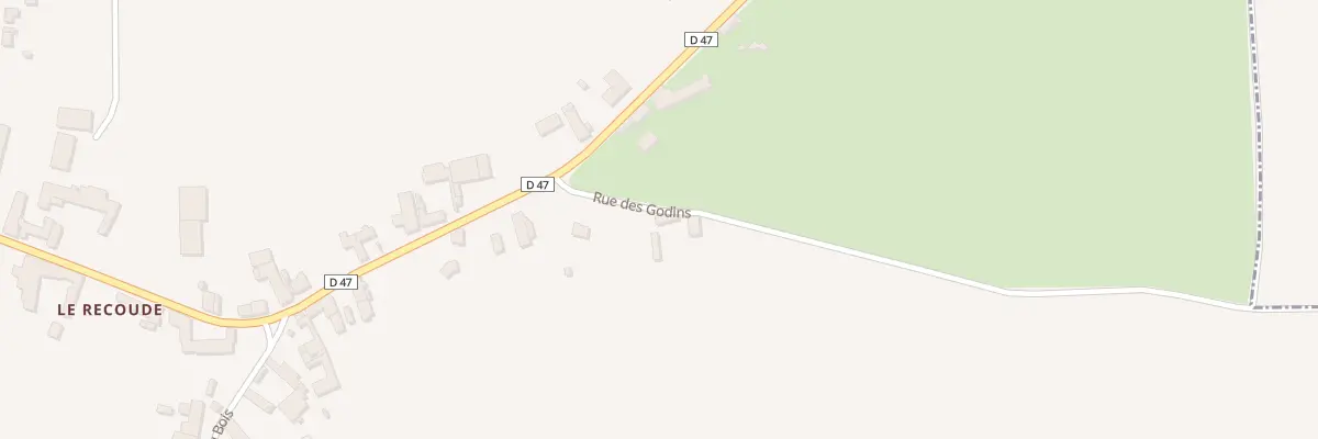 Plan du 2B Rue des Godins au Gault-Soigny