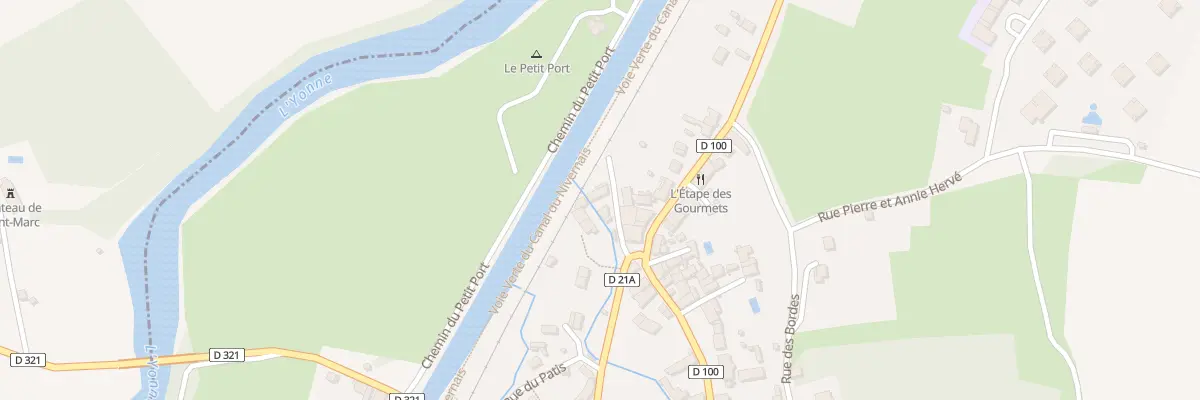 Plan du 1 Rue Fillon Roget à Châtel-Censoir