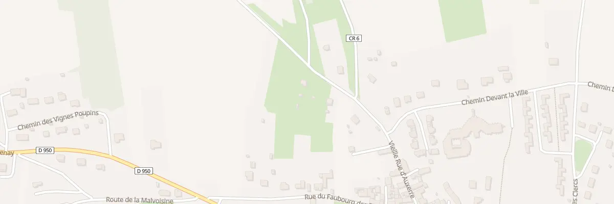 Plan du 23 Vieille Rue d’Auxerre à Mailly-le-Château