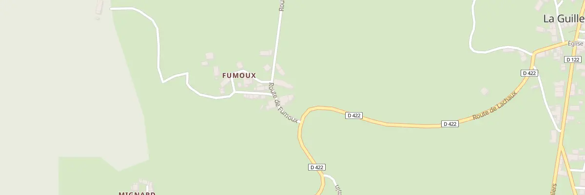 Plan du 5167 Fumoux à La Guillermie