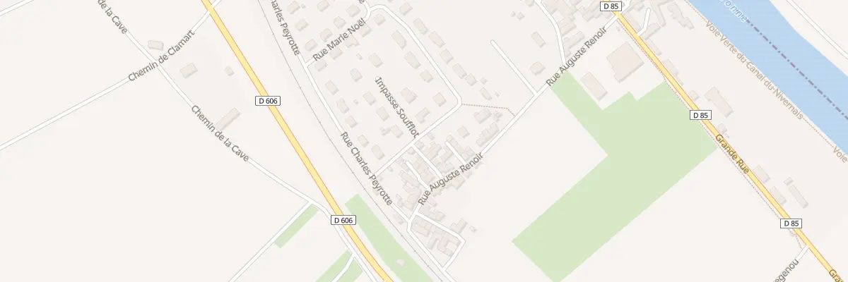 Plan du 36 Rue Auguste Renoir à Vincelles