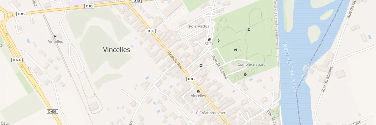 Plan du 10 Rue du Stade à Vincelles