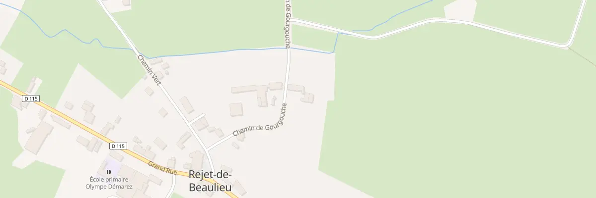 Plan du 4 Rue Gourgouche à Rejet-de-Beaulieu