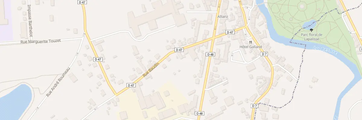 Plan du 11 Rue Baudin à Lapalisse