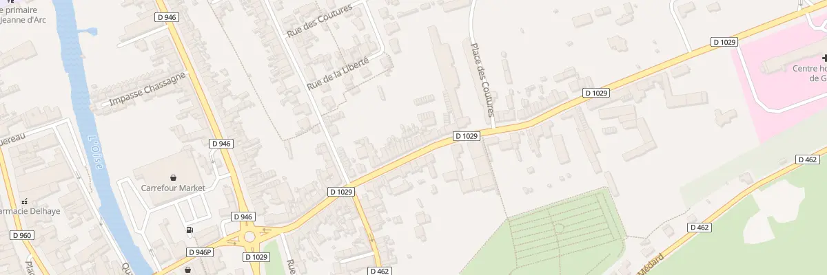 Plan du 327 Rue des Docteurs Devillers à Guise