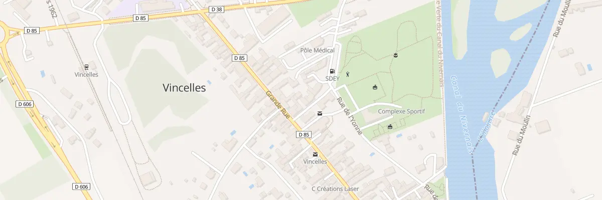 Plan du 8 Rue du Stade à Vincelles