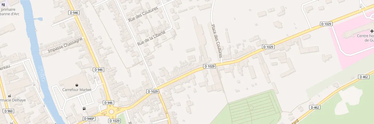 Plan du 333 Rue des Docteurs Devillers à Guise