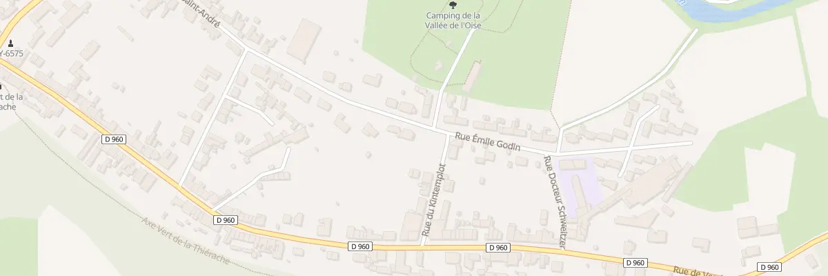 Plan du 196 Rue Emile Godin à Guise