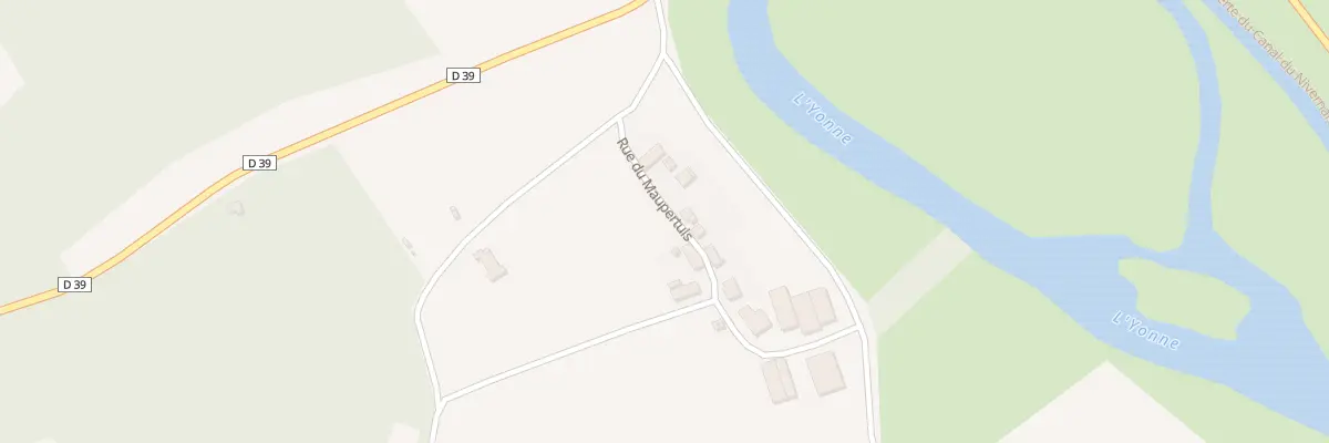 Plan du 10 Rue du Maupertuis à Mailly-le-Château
