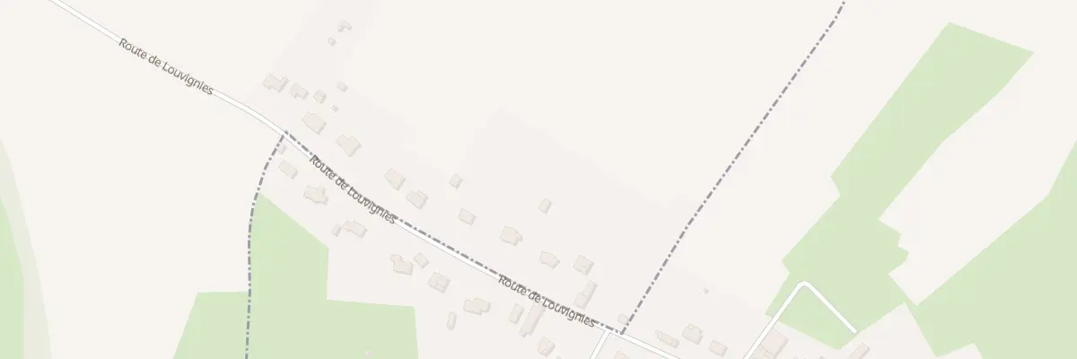 Plan du 45 Rte de Louvignies à Ghissignies