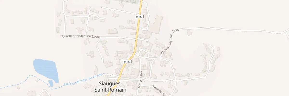 Plan du 5165 Siaugues Saint - Romain à Siaugues-Sainte-Marie