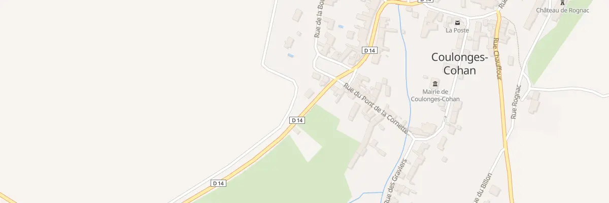 Plan du 12 Rue de la Fontaine Terrière à Coulonges-Cohan