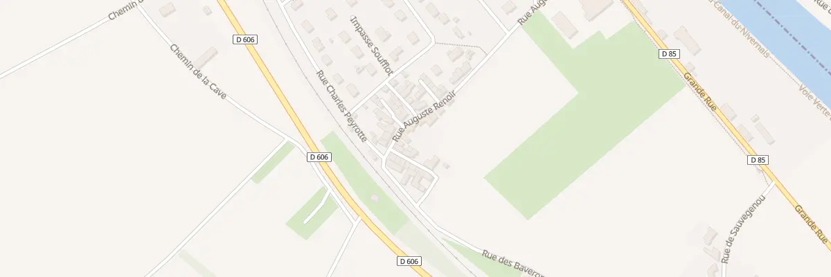 Plan du 13 Rue Auguste Renoir à Vincelles