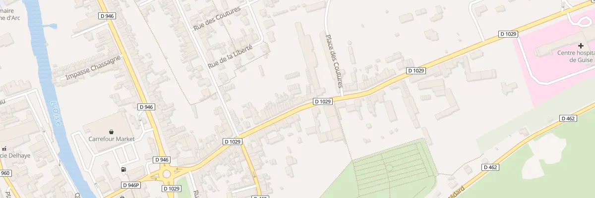 Plan du 355 Rue des Docteurs Devillers à Guise