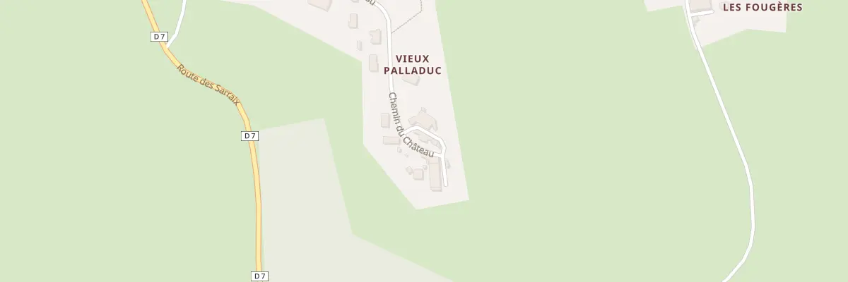 Plan du 5059 Vieux Palladuc à Palladuc