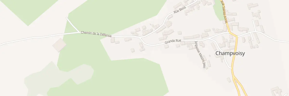 Plan du 8 Vc Grande Rue à Champvoisy