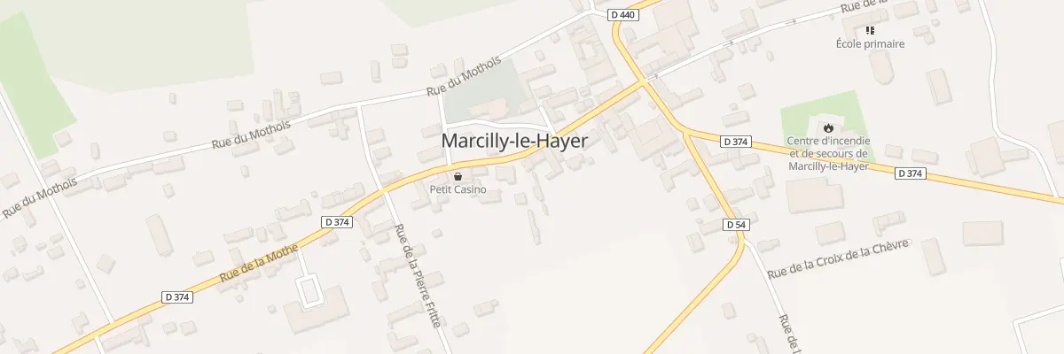 Plan du 9 Rue de la Mothe à Marcilly-le-Hayer