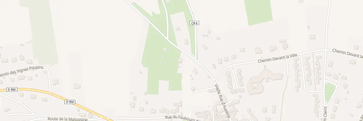 Plan du 19 Vieille Rue d’Auxerre à Mailly-le-Château
