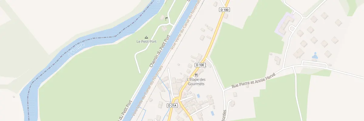 Plan du 9 Av de la Gare à Châtel-Censoir
