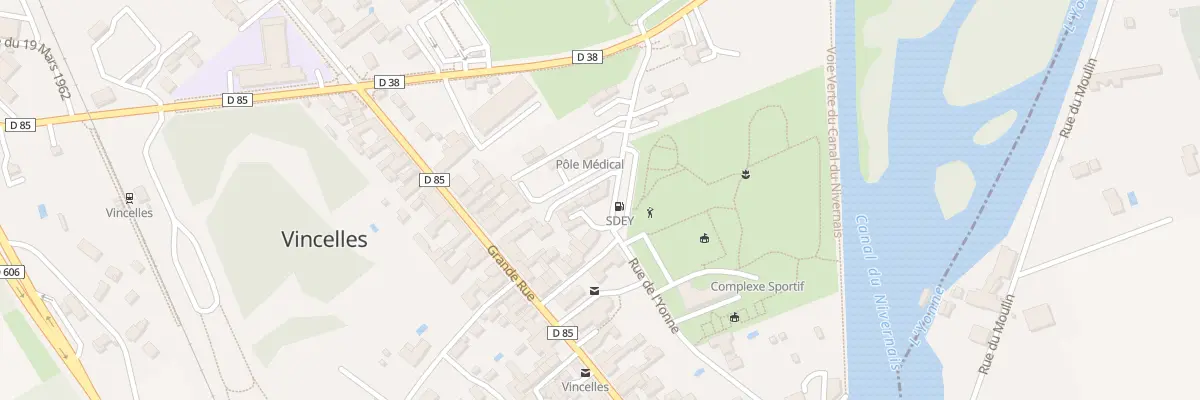 Plan du 21 Rue de l’Yonne à Vincelles