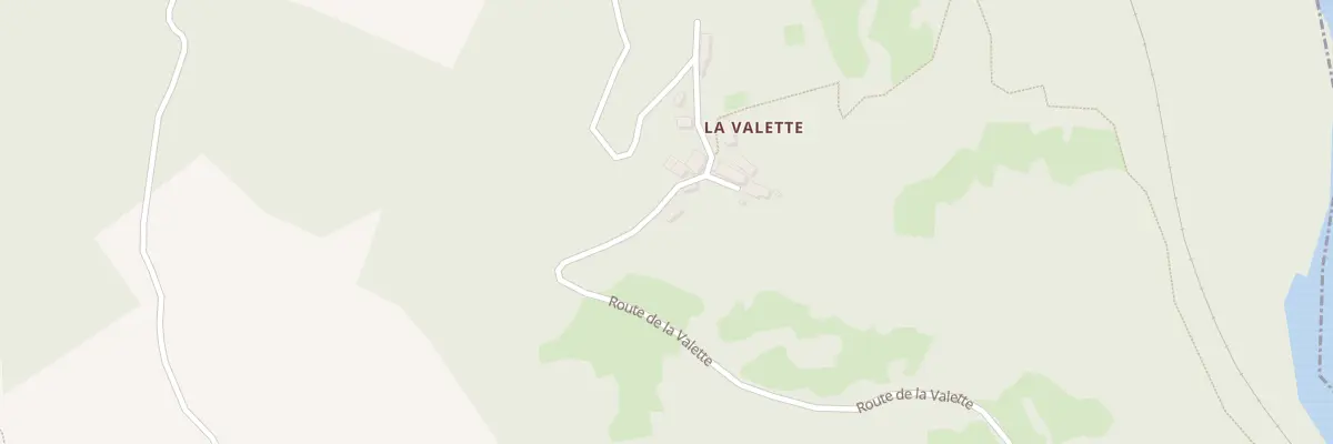 Plan du 5218 La Valette à Monistrol-d’Allier