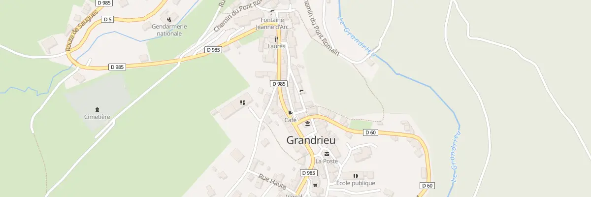 Plan du 4 Rue du Milieu à Grandrieu